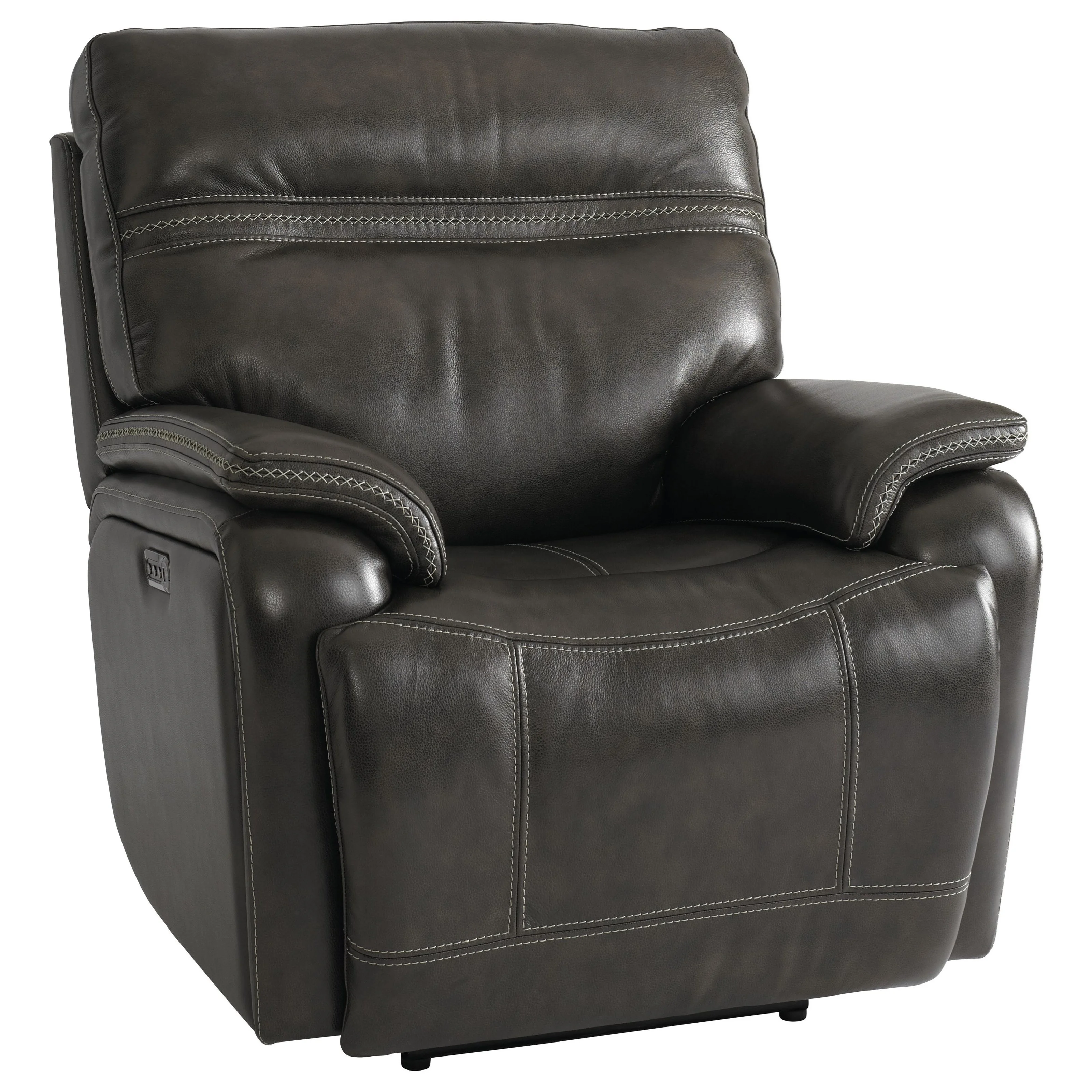 Bassett Club Level Grant 3737P0T Casual Power Wallsaver Recliner